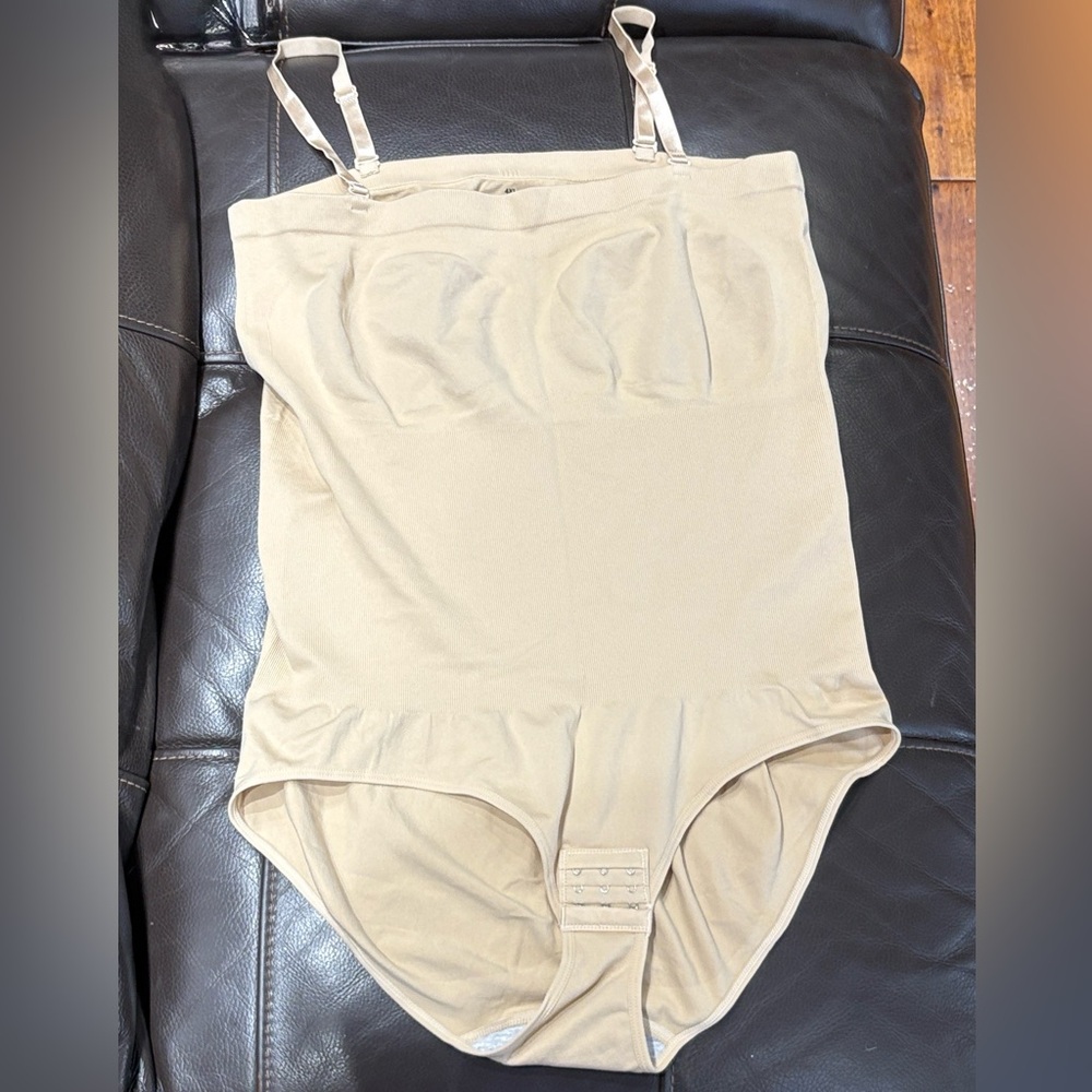 Women's Beige Shapewear Bodysuit